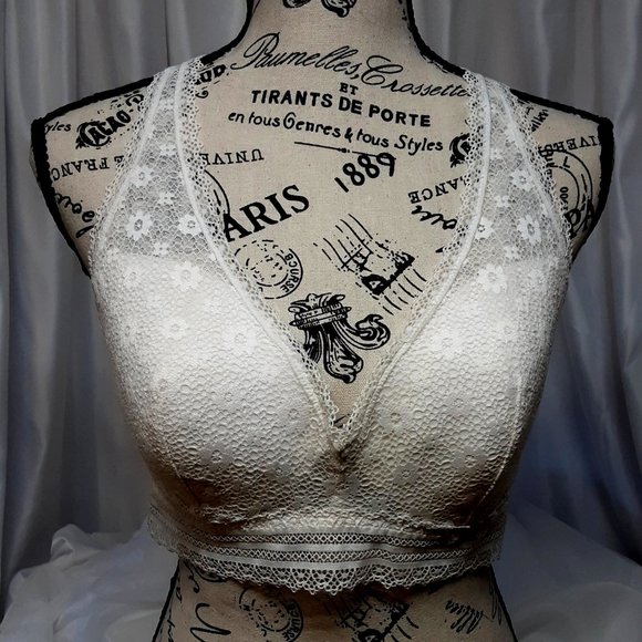 VICTORIA'S SECRET V~BACK LACE BRALETTE - Picture 1 of 7